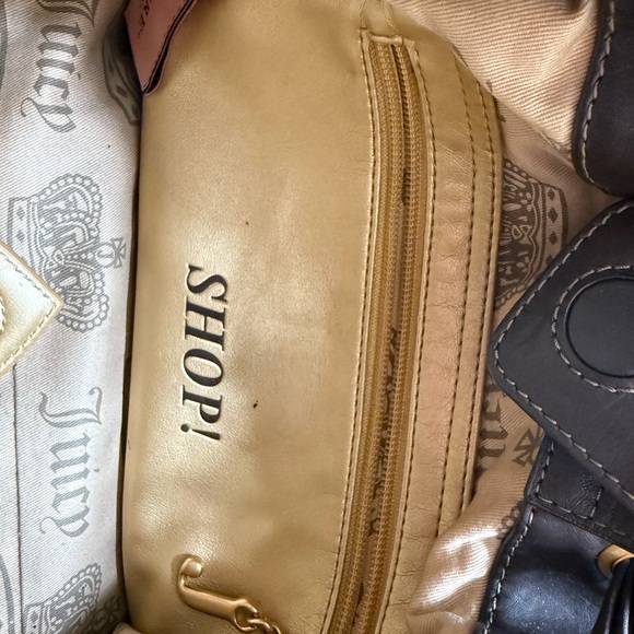 Juicy Couture Daydreamer Tote: Tan and Brown Embroidered - Picture 7 of 9